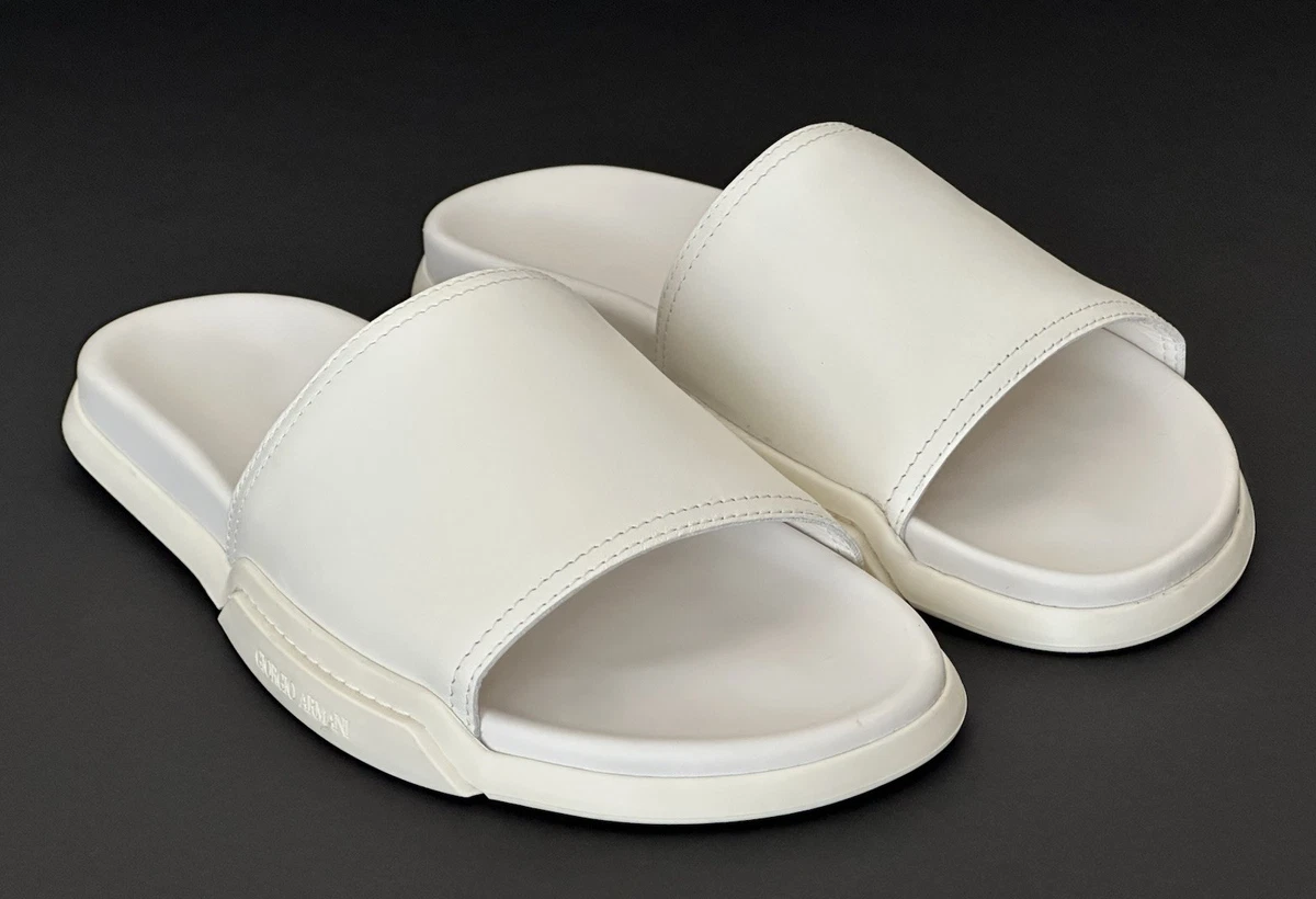 Giorgio Armani Men\'s Rubber Gray/Black Sandals 7 US (40 Eu) IT X2P069 NIB $295 armani sandals products for sale | eBay main image 4