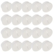 20 Pcs Wire Hole Cover Desk Cable Organizer Pass Through Grommet