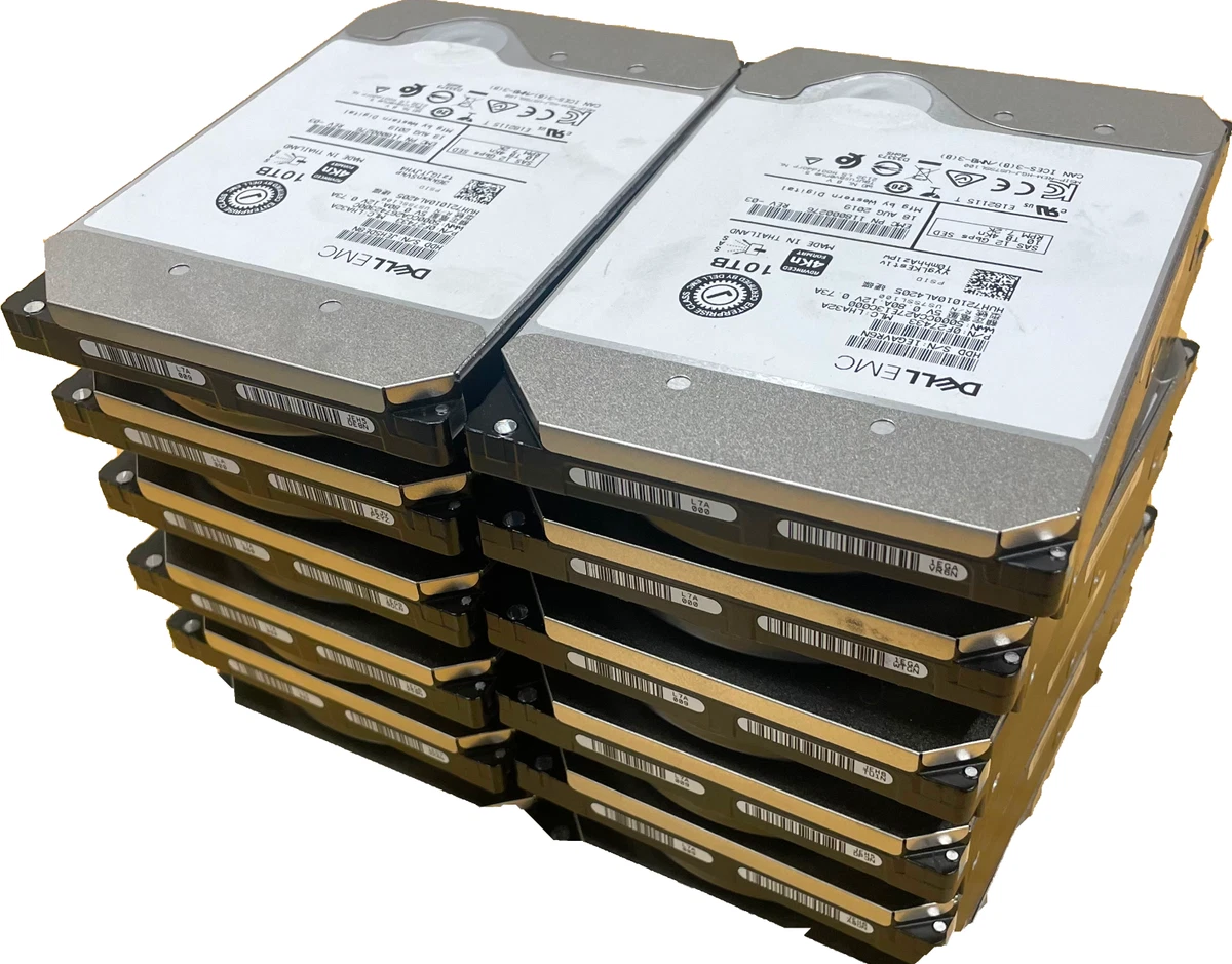 3.5 in Form Factor SAS Internal Hard Disk Drives 10 TB Storage