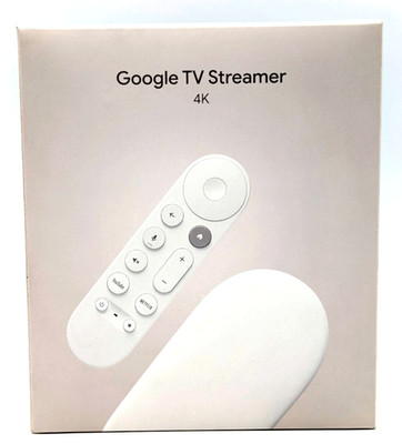 Google TV Streamer 4K with Voice Search Remote-Smart Home Control - 32GB Storage