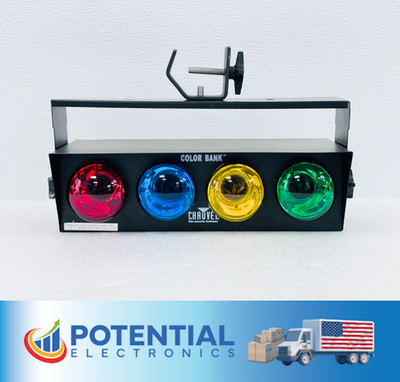 VTG Chauvet Color Bank Lights CH-155 w PWR, DJ Dance Strobe FREE SHIPPING  