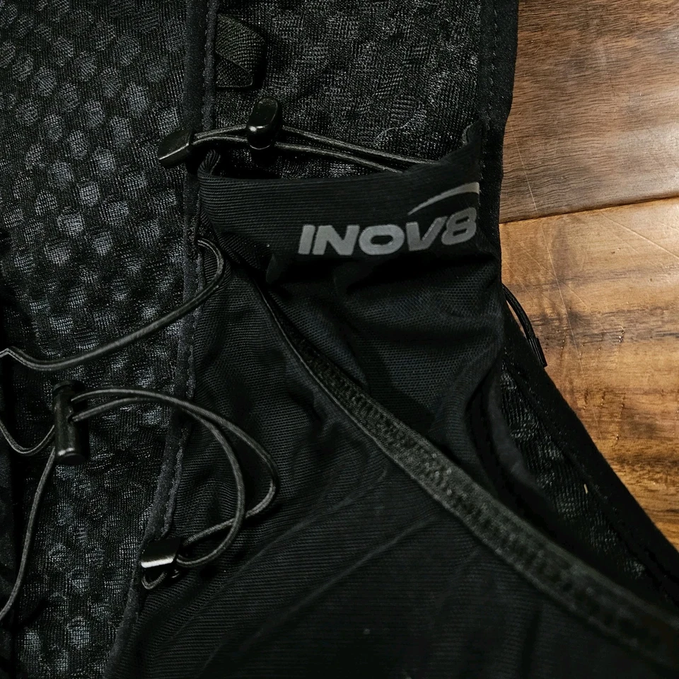 Inov8 Racepac 20 Mochila de Correr Negra Mochila de Hidratación Paquete de Hidratación Foto 3 de 4