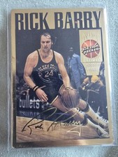 1994-95 Action Packed Basketball Hall of Fame - Rick Barry #5 Autographs (AU)
