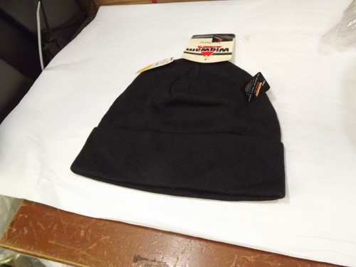 Wigwam Headwear Black Beanie Hat Cap Vintage