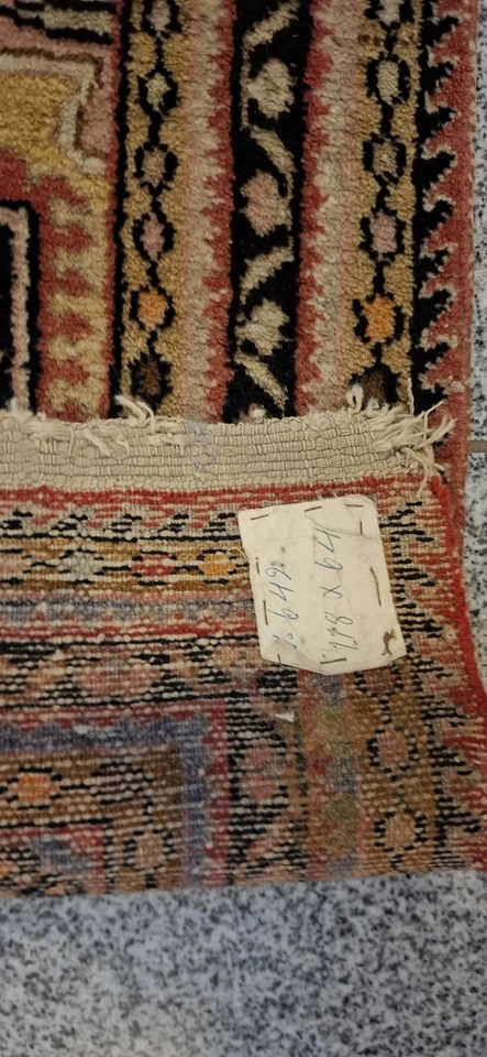 Kl. Orientteppich, Brücke, gebraucht, 65x118 cm - Bild 3 von 3