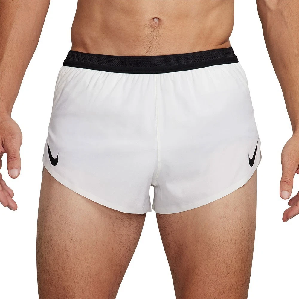 Mens Size XL Nike Running Shorts AeroSwift White Brief-Lined Racing FN3349-121