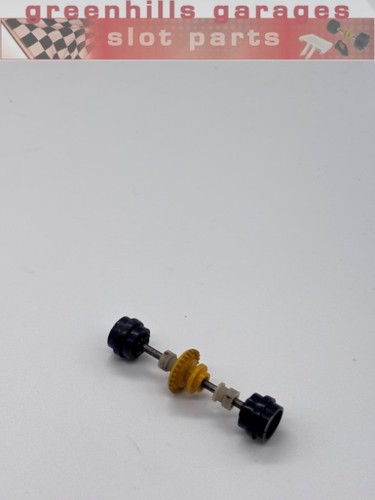 Greenhills Scalextric Mini 127G7 Hinterachse und Räder C122 - gebraucht - P1955
