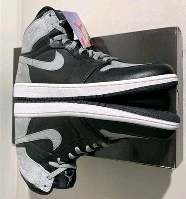 Nike Air Jordan 1 Retro High Mens Size 11.5 2009 Shadow 332550-001 Black Grey