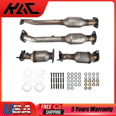 4PCS Front and Rear Catalytic Converter For 2005-19 Nissan Frontier 4.0L 16468