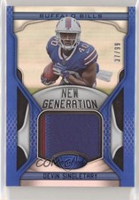 2019 Certified New Generation Jerseys Mirror Blue 37/99 Devin Singletary 0g35