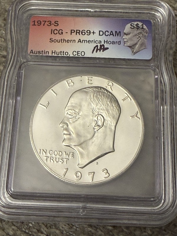 1973-S Eisenhower $1 Proof ICG PR69+ DCAM