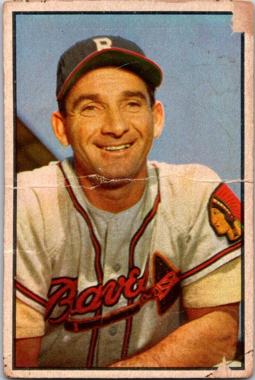 Sid Gordon 1953 Bowman Color #5 Boston Braves