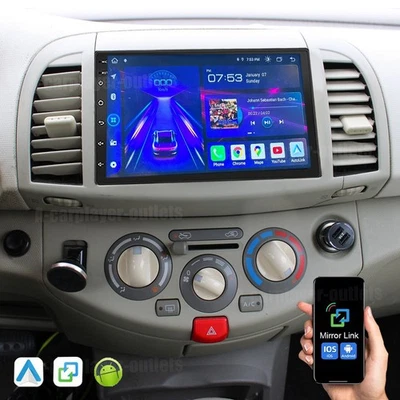 CARPLAYER 7" For Nissan Micra 2002-2009 Car Stereo Radio GPS Navi RDS Carplay Android 13.0