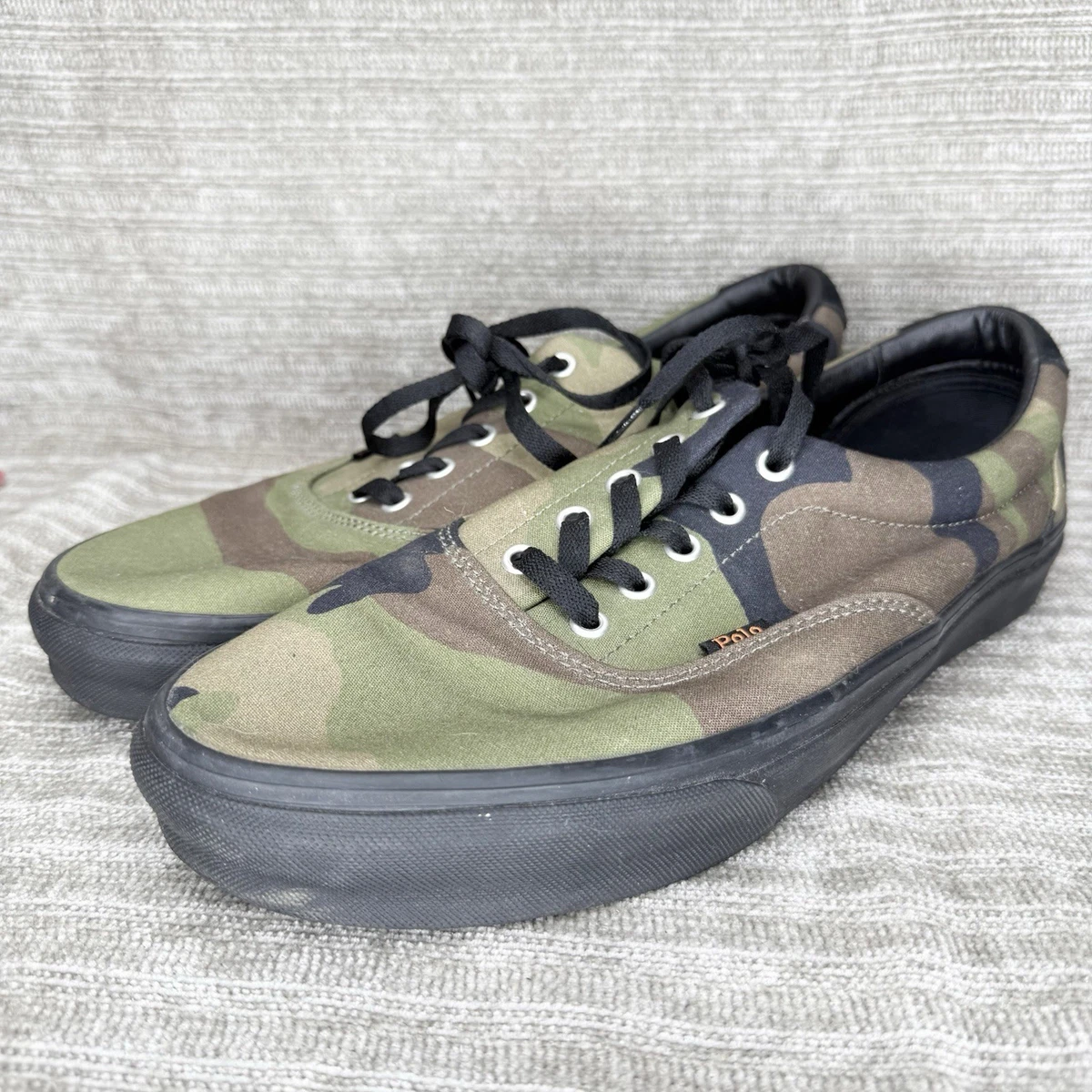 Polo Ralph Lauren Parkstone Mid Camouflage Leather Canvas Chukkas Men 12 D Shoes Polo Ralph Lauren Men main image 4