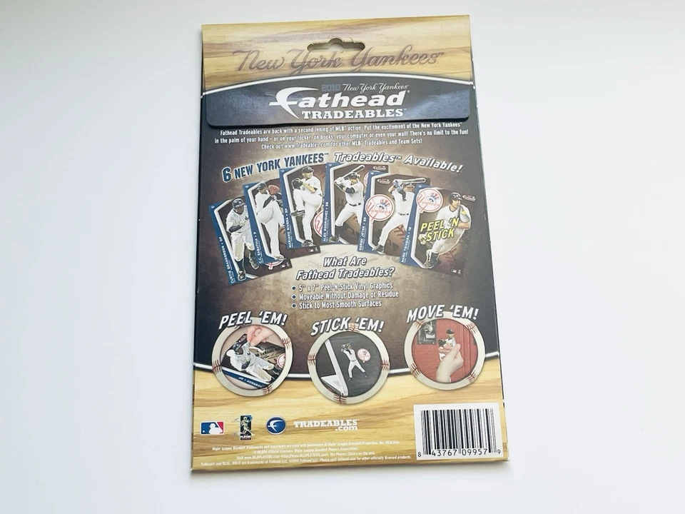 NY YANKEES 2010 SET DE FAT HEADS SIX YANKEES R Nuevo Foto 2 de 2