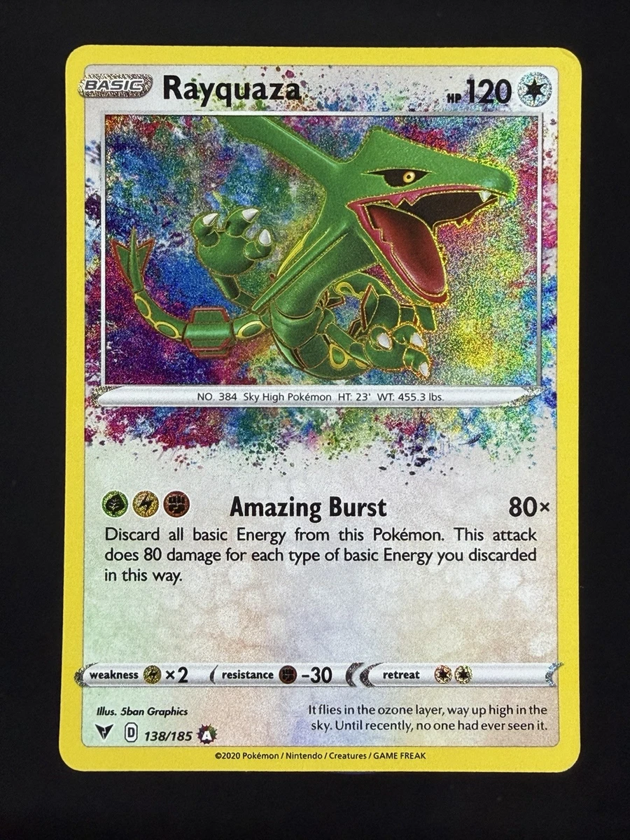 Rayquaza 138/185 P レックウザ アメイジング スペイン語ver Rayquaza 138/185 Swsh04: Vivid Voltage for sale | eBay