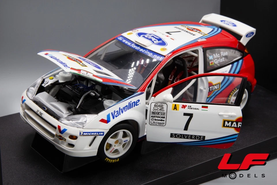 1:18 Ford Focus WRC Rally de Portugal 1999 Mc.Rae - Autoart - Immagine 3 di 4