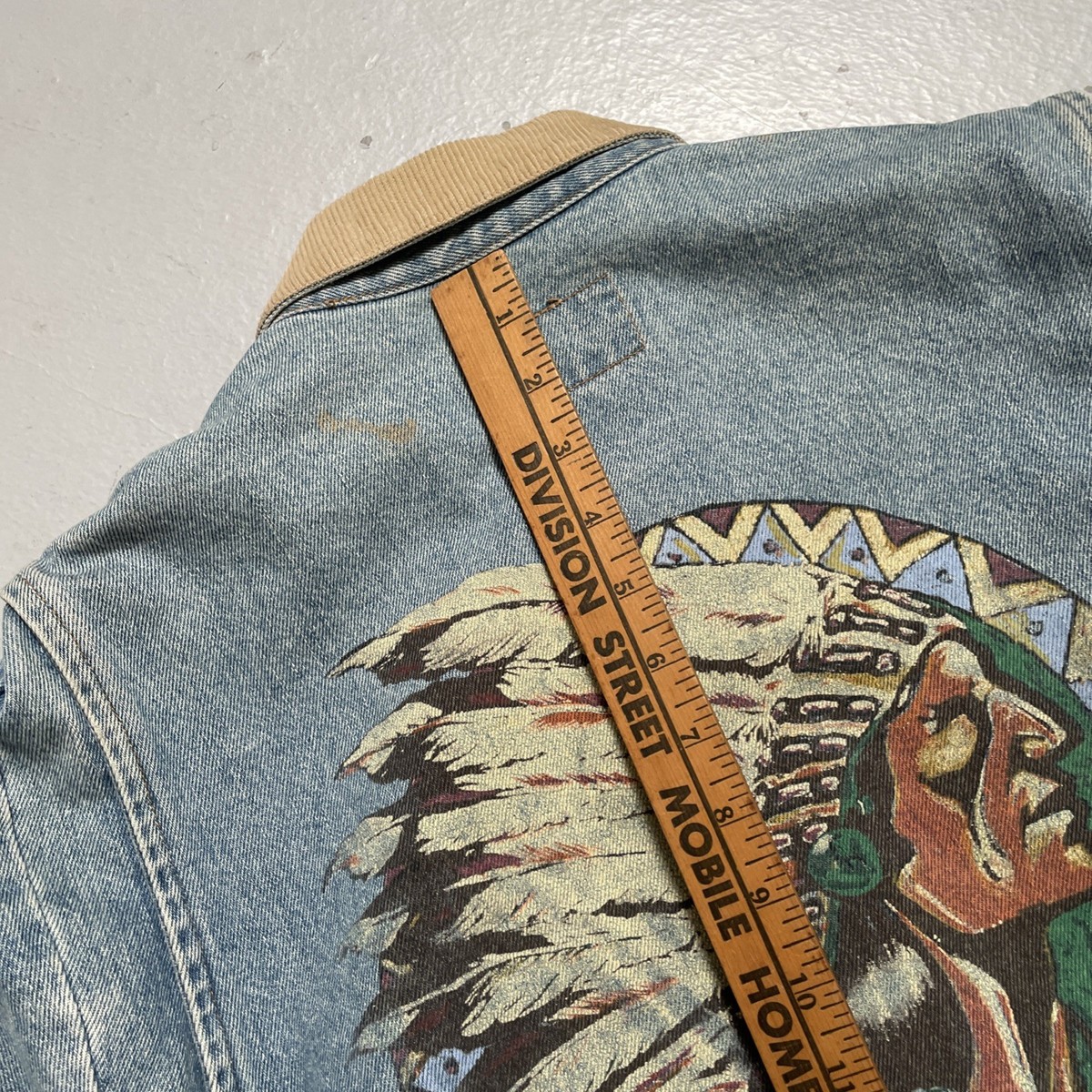 Vintage Ralph Lauren Indian Chief Denim Trucker Type 2 Style Ranch
