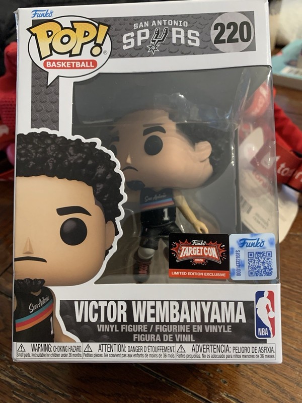 NIB Funko Pop! Vinyl: Spurs Victor Wembanyama (Target Con) - (Exclusive) #220