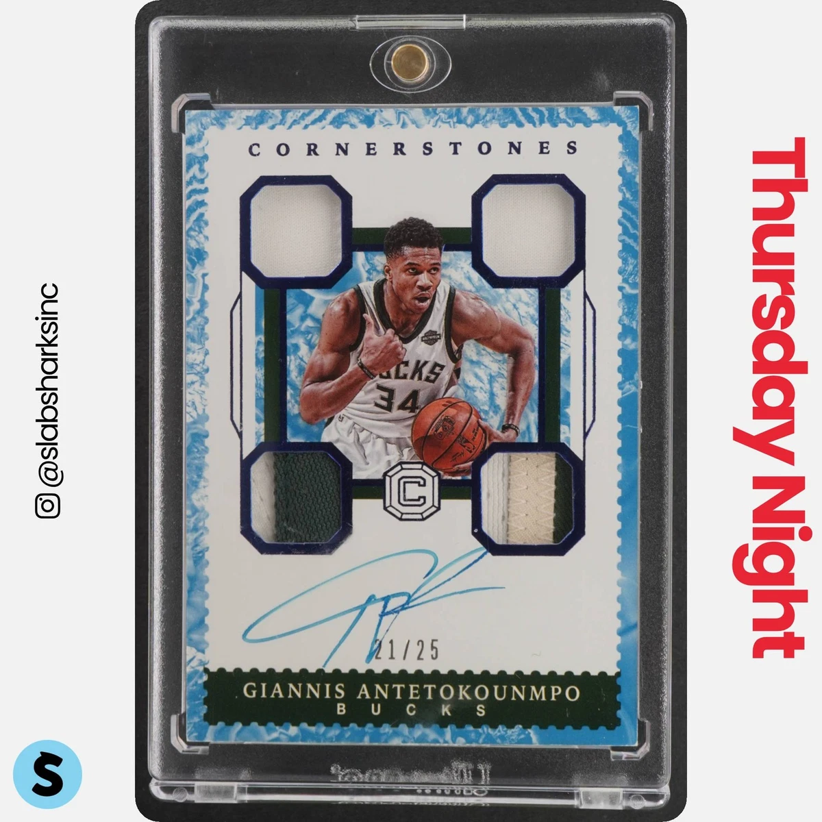 Giannis Antetokounmpo Autographed NBA Basketball Trading Cards