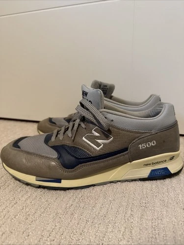 Size 11 D - New Balance 1500 Made in England UK Brown Blue Leather