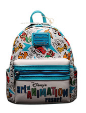 Loungefly Disney Parks Art of Animation Resort Mini Backpack NWT Ariel Simba
