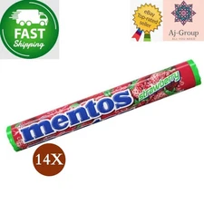 14 Pack X Mentos Chewy Candy Strawberry Flavor Halal (29 Gram) ⭐FAST SHIPPING⭐