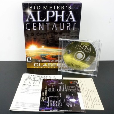 Sid Meier's Alpha Centauri Big Box PC CD-ROM (Windows 95/98) Classics Complete