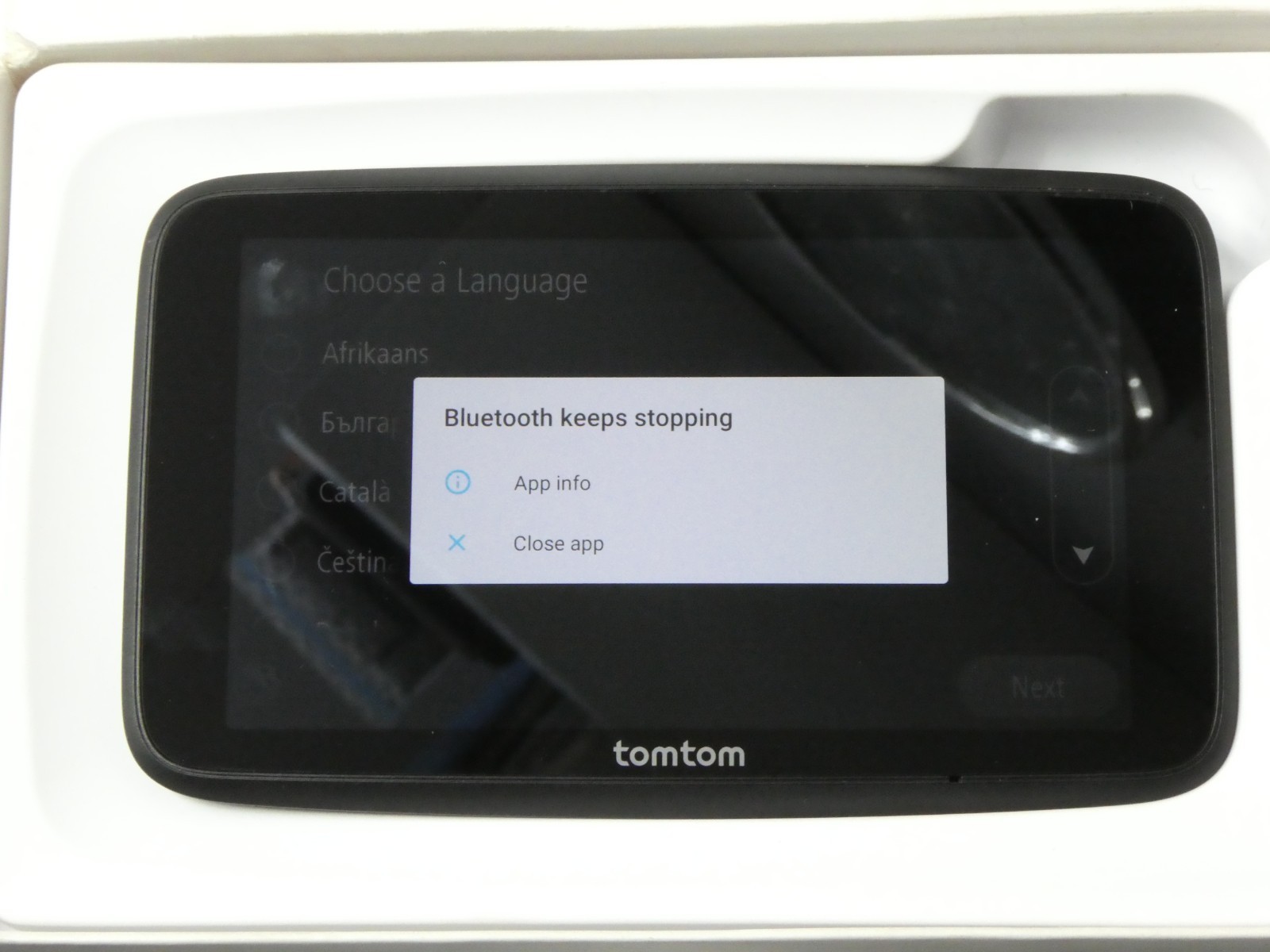 TomTom Sat Nav Car GO Superior 6 Inch 1YD6.002.00 UK FOR PARTS ONLY