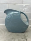 FIESTA 28 Oz.Small Disk Juice Pitcher Sky NEW-2 pin pops below spout