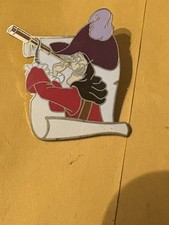 Disney Pin Peter Pan Villain Captain Hook with Scroll Spy Glass 2002
