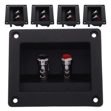  5pcs Speaker Terminal Cups with 2-Way Binding Posts: Subwoofer Terminal Cup