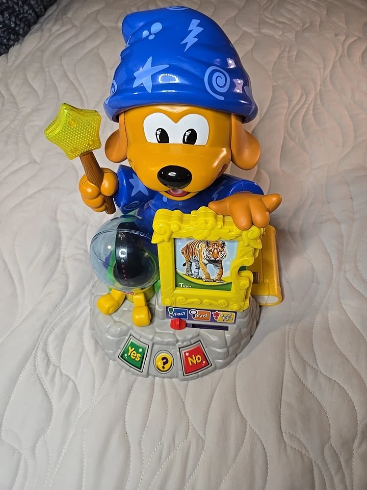 Quizard, The Learning Wizard de Fisher-Price con 21 cartas, charlas, canta, música Foto 2 de 4