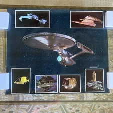 Original Vintage Poster Star Trek SpaceShips 1979 Television Movie Paramount Pic