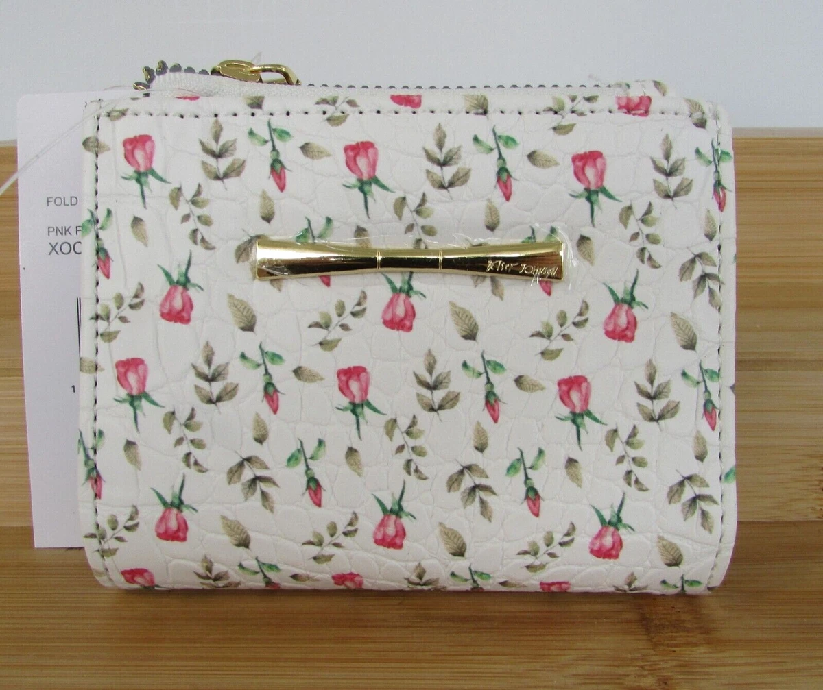 Betsey Johnson Luipaard Floral Bifold Portemonnee, Veelkleurig, Multi