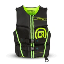 O'Brien Flex V-Back Neoprene Vest - Men's - 2025 - XX-Large / Black/Lime