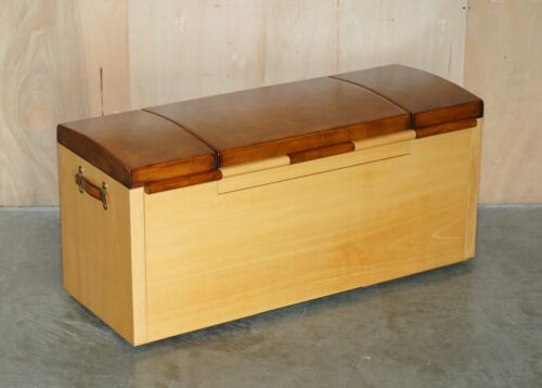 1 OF 1 HERMES PARIS JOHN LOBB EXTRA LARGE SHOE TRUNK HAND DYED LEATHER PANELS - Picture 2 of 24