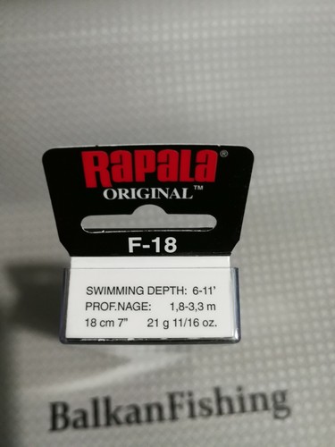 Rapala Original Floating F-18,18cm/ 21g Color: SSM Extremely RARE Custom Edition - Picture 5 of 7