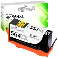 1PK Fits HP 564XL Black Ink Cartridge For HP Deskjet 3070a 3520 OfficeJet 4620