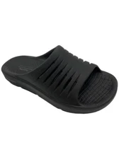 Skechers Womens GO Refresh Arch Fit Recovery Slide Sandals Black