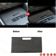 For Lexus IS250 350 2006-2012 Carbon Fiber Cigarette Lighter Panel Trim Cover