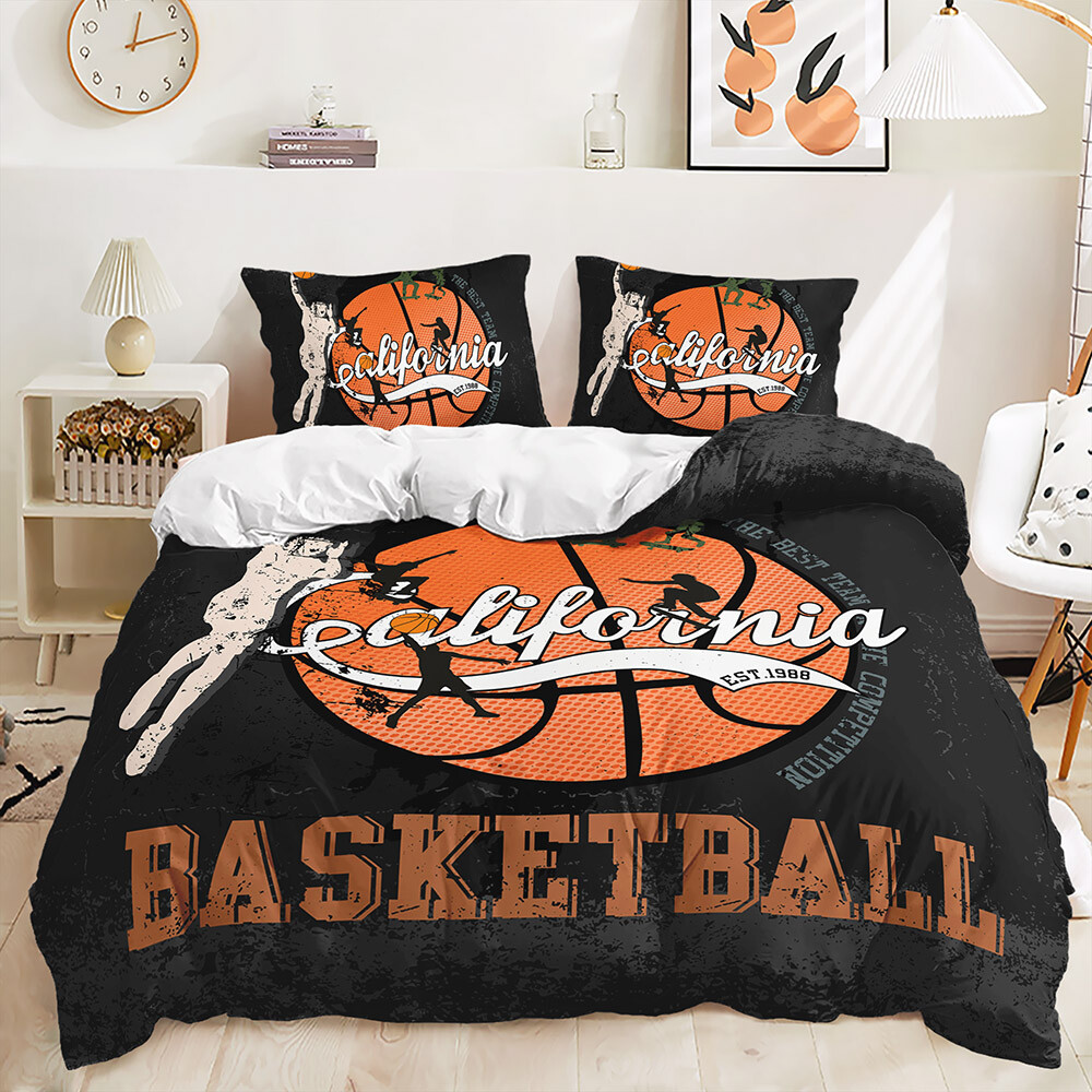 Amazon Basketball Bedding Boys Queen Duvet Cover Summer Bedding