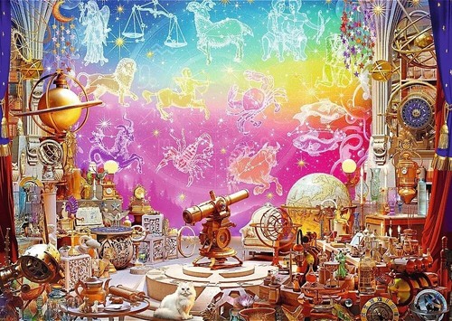NEW Trefl Jigsaw Puzzle 2 x 500 Pieces 37499 Cosmos and Crystals - Imagen 2 de 3