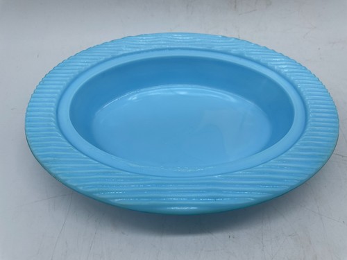 Vintage Westmoreland - blu latte vetro anatra Mallard - piatto caramelle nido coperto - Foto 4 di 8