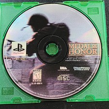 Medal of Honor Playstation - Loose Disc, Tested, Historical FPS