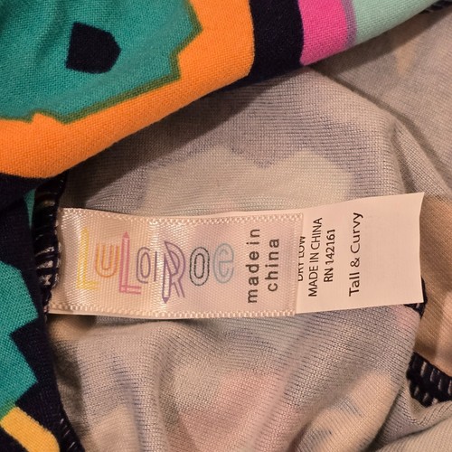 LuLaRoe Leggings Bundle Lot of 5 Tall & Curvy (TC) Pinks Purple Floral Geometric - Picture 17 of 17