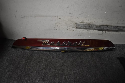 MASERATI REAR BUMPER EMBLEM FACTORY OEM