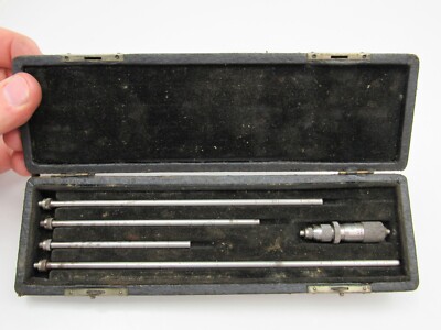 Vintage Brown & Sharpe Inside Micrometer Set 2'' to 9''