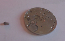 ELGIN 6 SZ POCKET WATCH UPPER PLATE W/WIND SET PARTS COMPLETE  ---- G -15