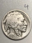 1917-D  BUFFALO NICKEL, good condition, #4